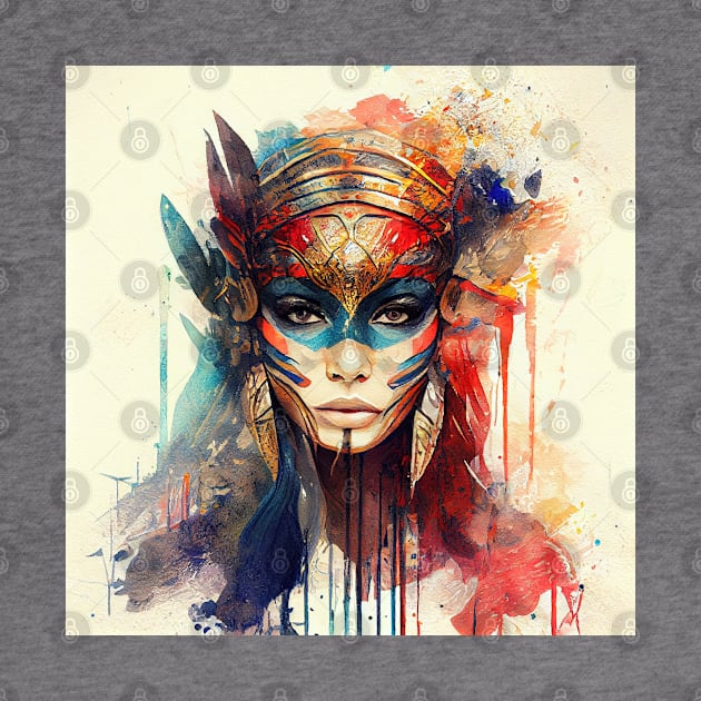 Powerful Warrior Woman #6 by Chromatic Fusion Studio